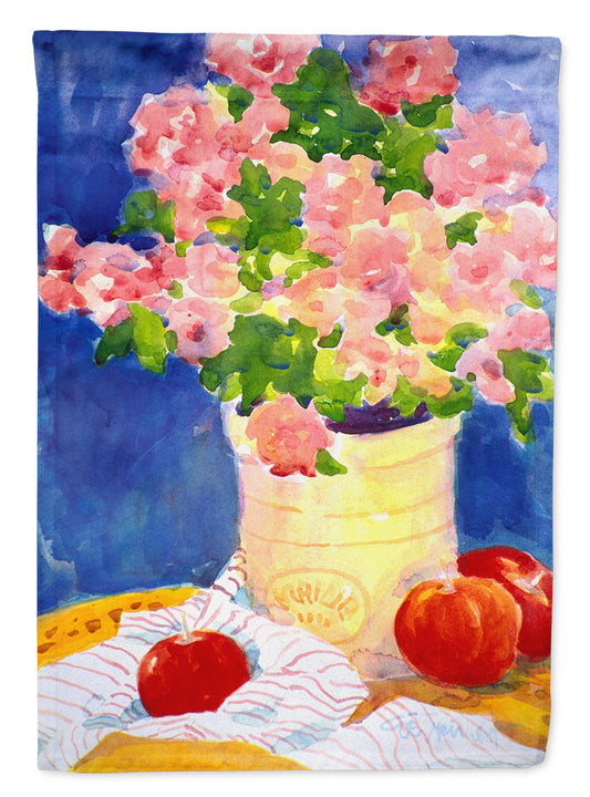 Pink Bouquet of Flowers House Flag Large Porch Sleeve Pole Decorative Outside Yard Banner Artwork Wall Hanging, Polyester, House Size, Multicolor