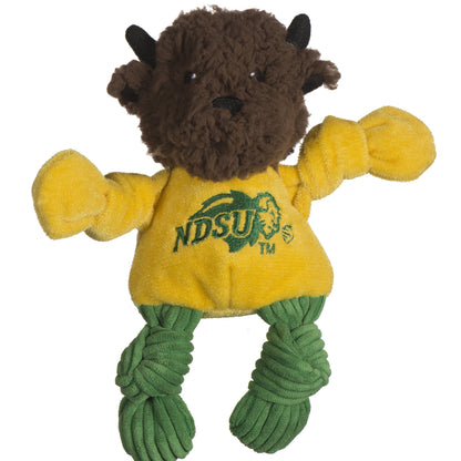 NCAA North Dakota State University, Thundar The Bison Knottie® Plush Dog Toy