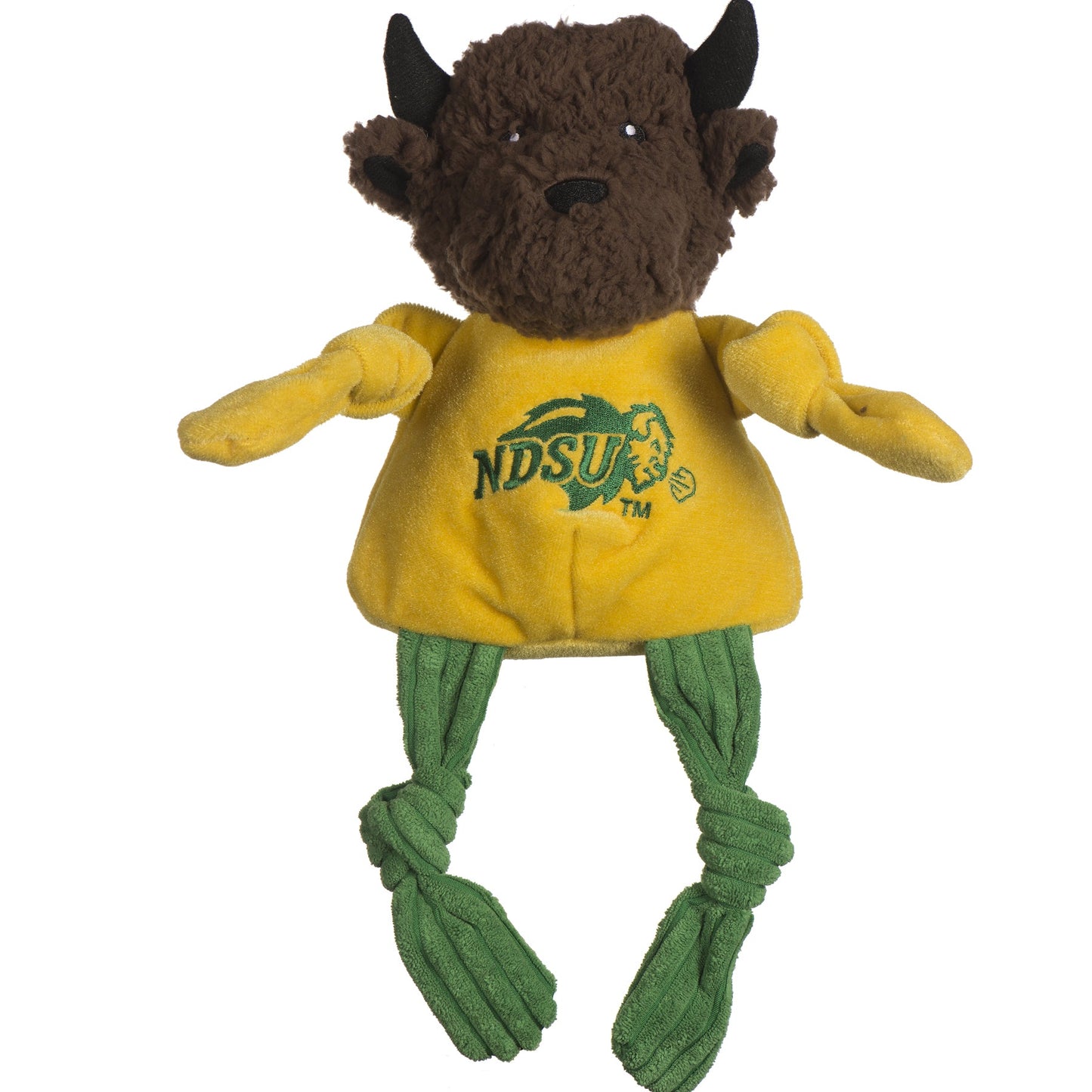 NCAA North Dakota State University, Thundar The Bison Knottie® Plush Dog Toy