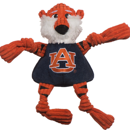 NCAA Auburn University, Aubie the Tiger Knottie® Plush Dog Toy