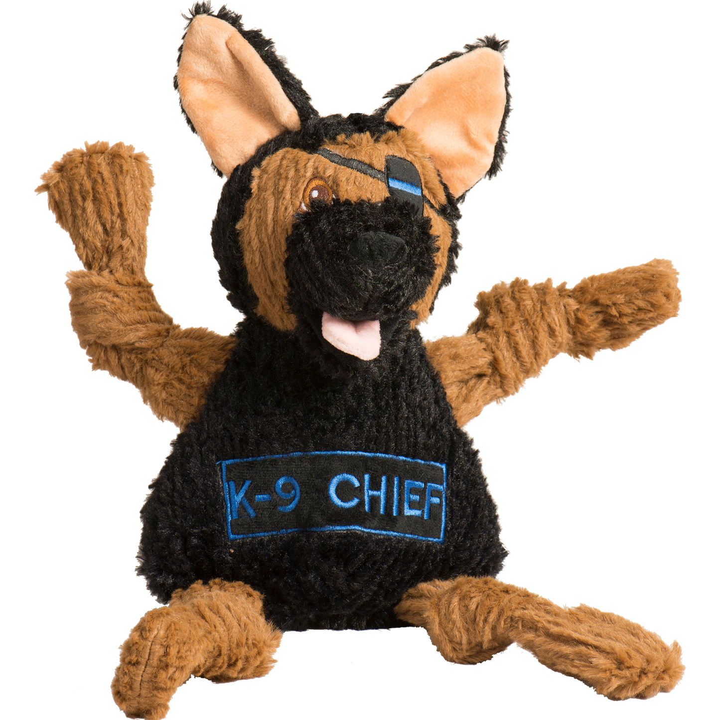 HuggleCause™, Project K-9 Hero, K-9 Chief Knottie® Plush Dog Toy, Large