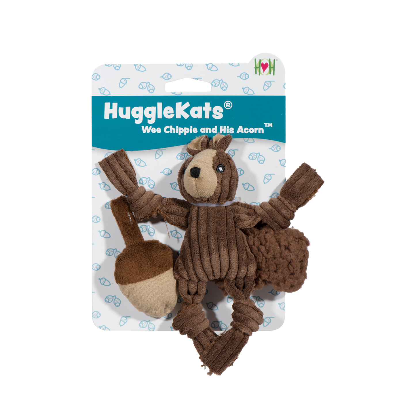 HuggleKats® Wee Chippie and His Acorn Cat Toy Set