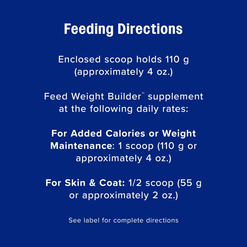 Farnam Equine Weight Builder 7.5 lbs Weight Support Supplement for Horses