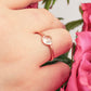Mini Pebble Ring - Rose Gold