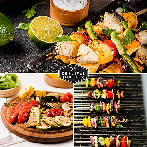 Barbecue Vegetable Seed Collection – 6 Heirloom Grilling Favorites for Summer Cookouts