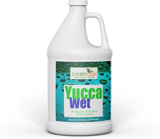 Yucca Wet, Liquid Yucca Extract- Heat fighting, Organic wetting Agent and surfactant