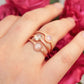 Mini Pebble Ring - Rose Gold
