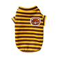 Dog Clothes, Autumn And Winter Striped Animal Base Shirts, Teddy Bichon Frise, Small And Medium-sized Dog, Cat Two-legged Pet Clothes