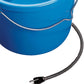 API Heated Flat Back Bucket 20QT No-Freeze Water Pail Horses Livestock Blue
