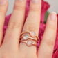 Mini Pebble Ring - Rose Gold