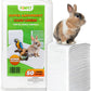 Guinea Pig Cage Liners Disposable 50 Pack Absorbent Small Pet Pads 14x18