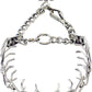 Chrome-Plated Steel Dog Training Prong Collar with Quick Release – 3 Sizes