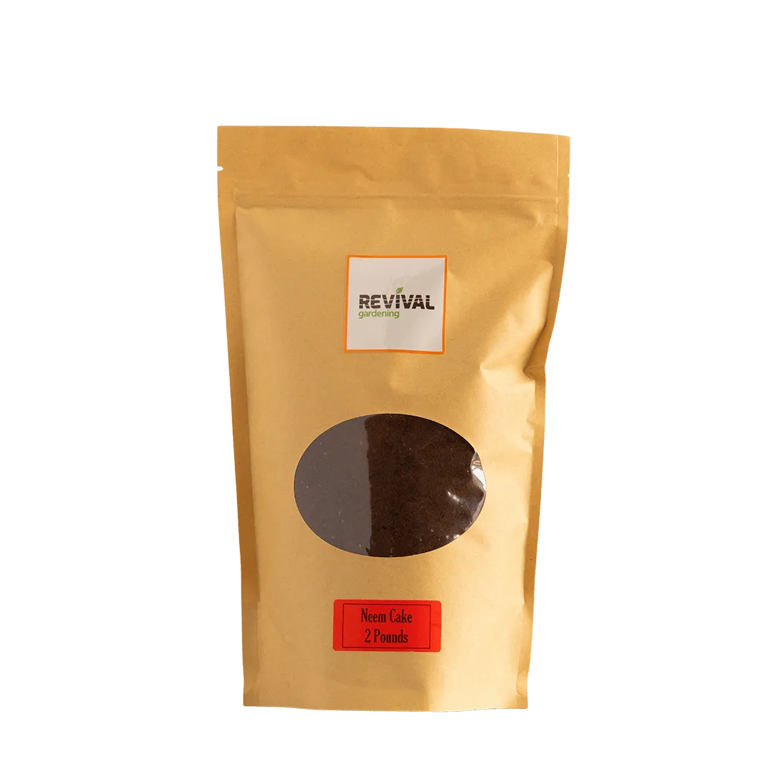 Neem Cake - an excellent all-natural fertilizer for enriching garden and agricultural soils 