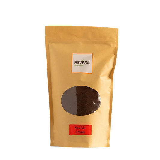 Neem Cake - an excellent all-natural fertilizer for enriching garden and agricultural soils 