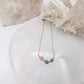 LIDERAR CON AMOR-Conjunto de joyas de kunzita, aventurina verde y prehnita