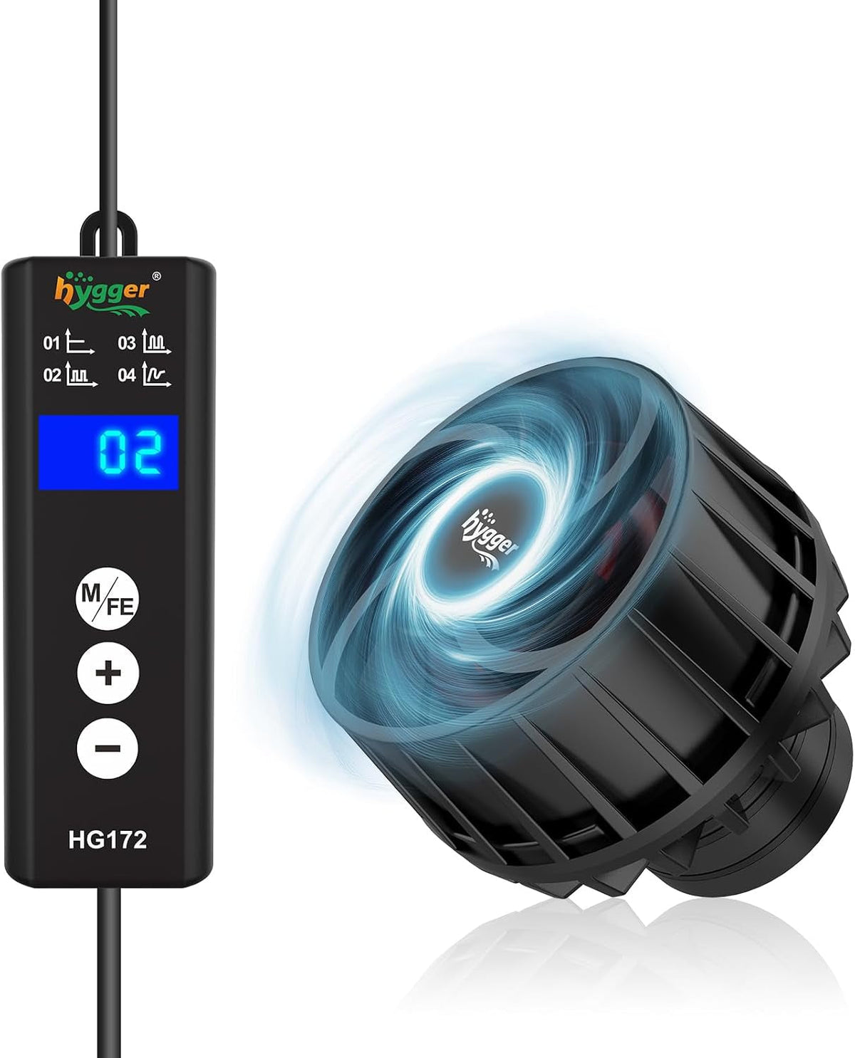 hygger 6W Aquarium Wave Maker, 792 GPH Adjustable Circulation Pump