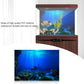 Aquarium Poster, Effect Underwater Background Sticker Thicken PVC Adhesive Static Cling Backdrop Fish Decorative Paper(61×30Cm)