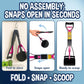 Dog Pooper Scooper Kit with Waste Bags & Holder Long Handle Cleanup Set