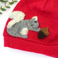 Squirrel Cashmere Hat - Baby