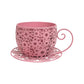 Teacup-Shaped Floral Cutout Planter – Decorative Indoor & Outdoor Accent