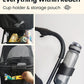 Pet Stroller 4 Wheel Dog Cat Foldable Removable Carrier 33lb Black