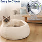 Orthopedic Cat & Small Dog Bed – Memory Foam, Faux Fur