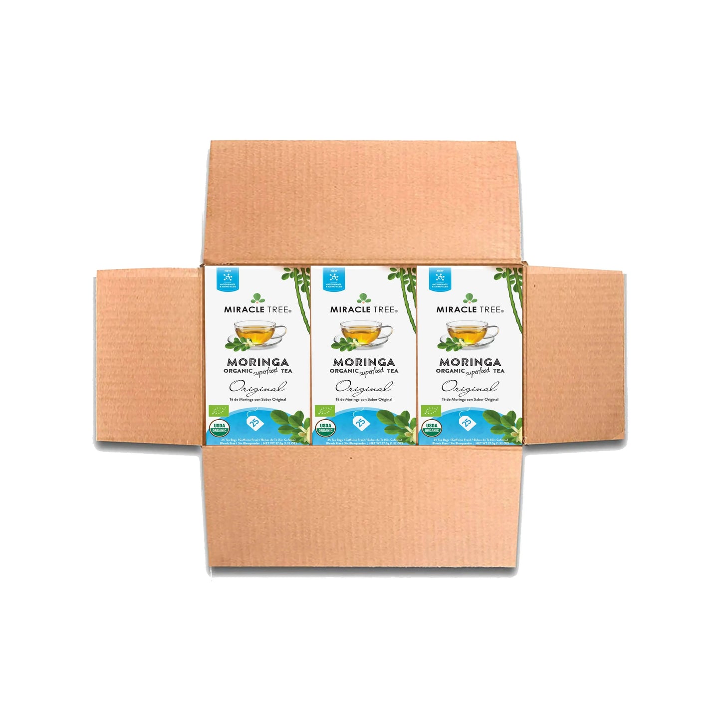 Organic Moringa Tea - Original - Caffeine-Free Herbal Tea