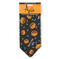 Aria Halloween Dog Bandana 19" Pumpkin & Bone Design Howl-O-Ween Pet Accessory
