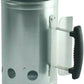 21st Century Steel Charcoal Starter Lights Charcoal Without Fluid Uses Newspaper