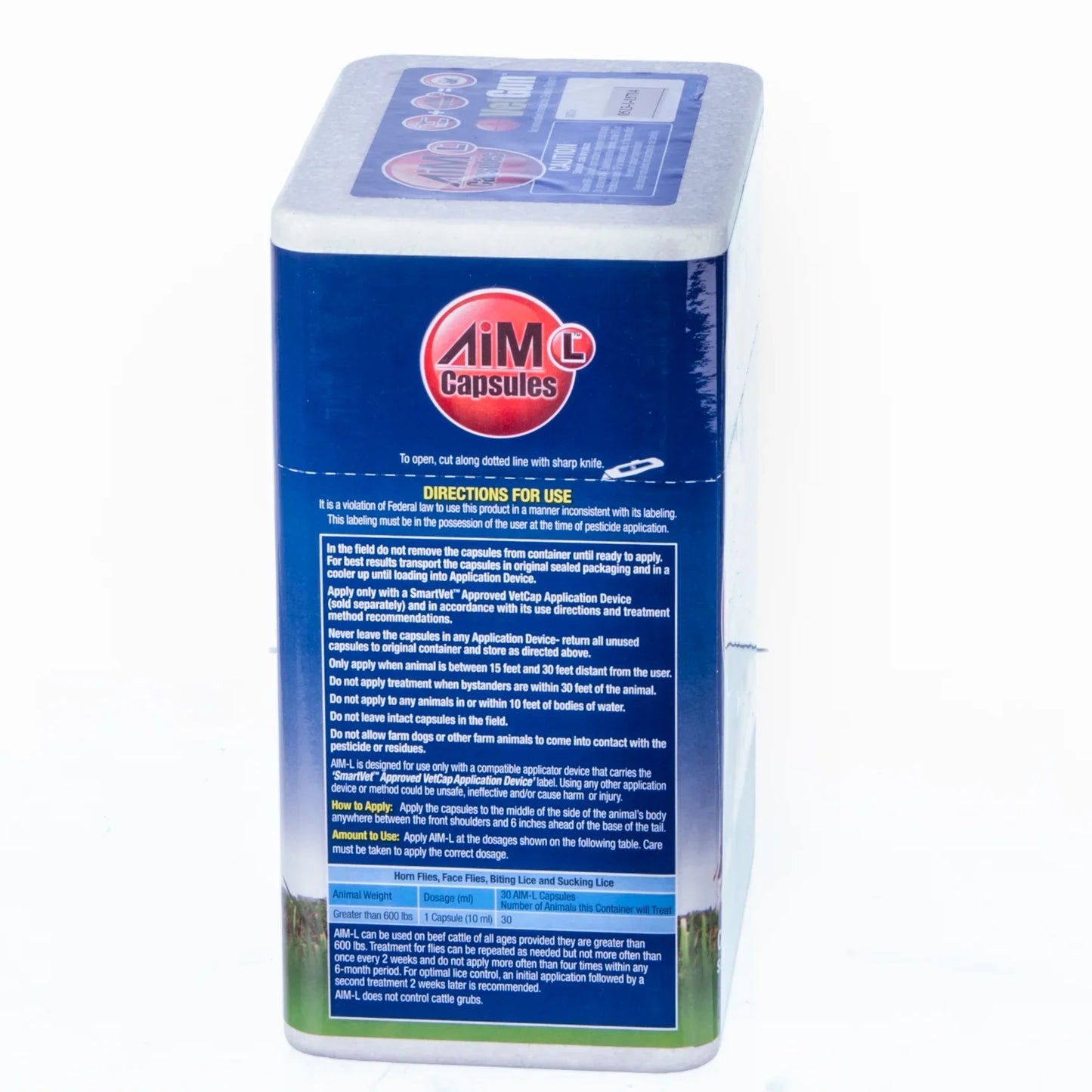 AgriLabs AiM-L VetCaps 30ct VetGun Capsules for Beef Cattle