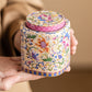 Enamel Color Tea Storage Can