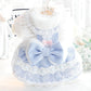 Bow-knot Lace-trimmed Small Pet Clothing