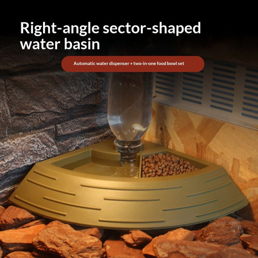 Multi-functional Water Bowl For Reptile Feeding