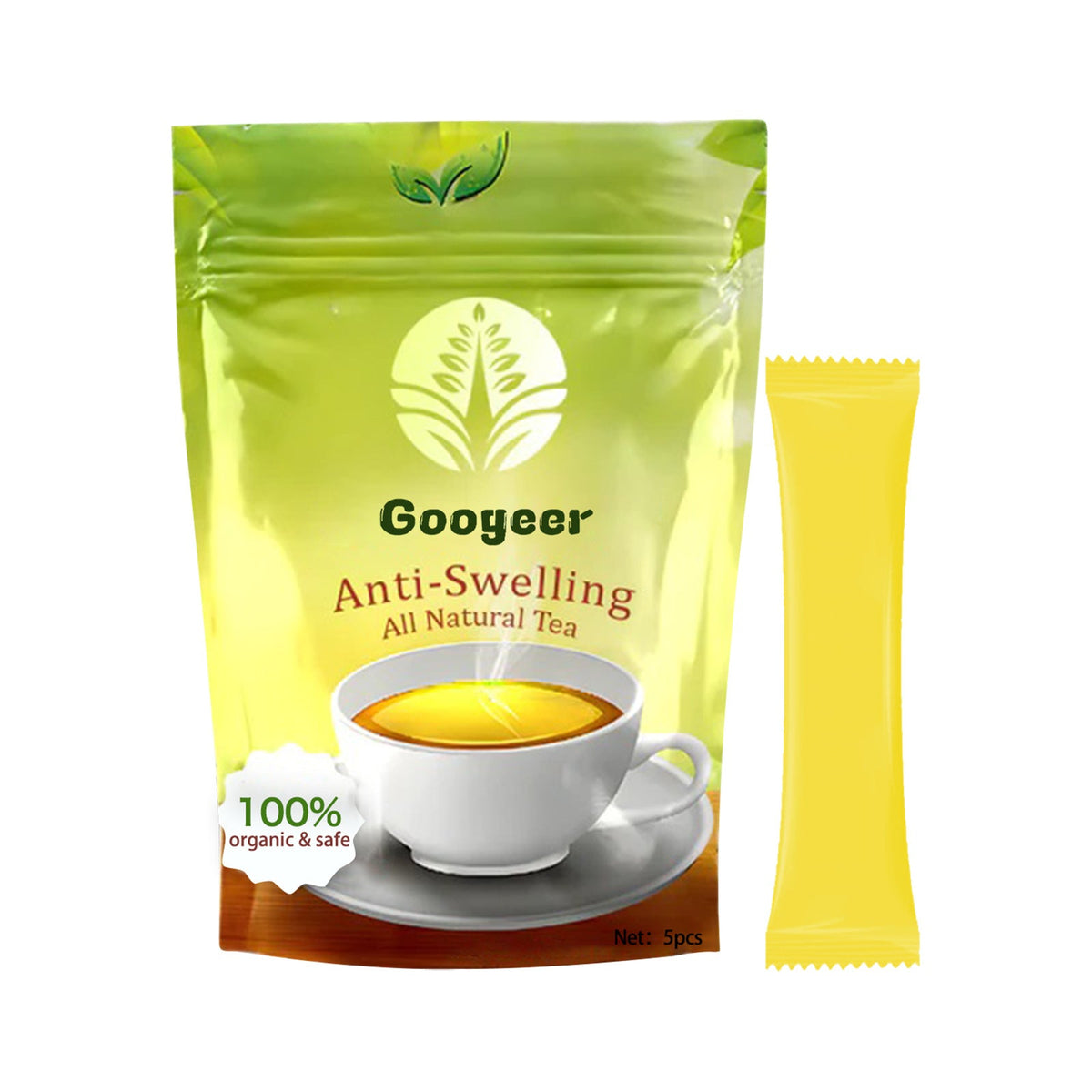 All-Natural Ginger Lemon Propolis Herbal Tea Sticks – Warming Daily Detox & Digestive Comfort