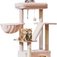 38-Inch Cat Tree for Indoor Cats | Kitten Tower with Condo, Hammock & Perch