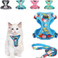 Cat Harness and Leash Set Escape Proof Reflective Adjustable Vest