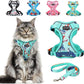 Cat Harness and Leash Set Escape Proof Reflective Adjustable Vest