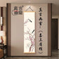 Everything Goes Well Zen Tapestry Wall Hanging,  Vertical Scroll Ink Painting for Corridor Tea Room Background House Decor