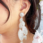 Cascading Leaf Statement Earrings