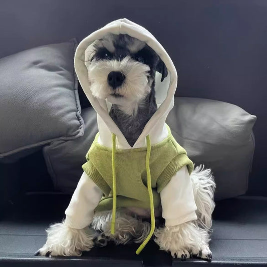 Fleece-lined Insulated Hooded Sweatshirt For Pets