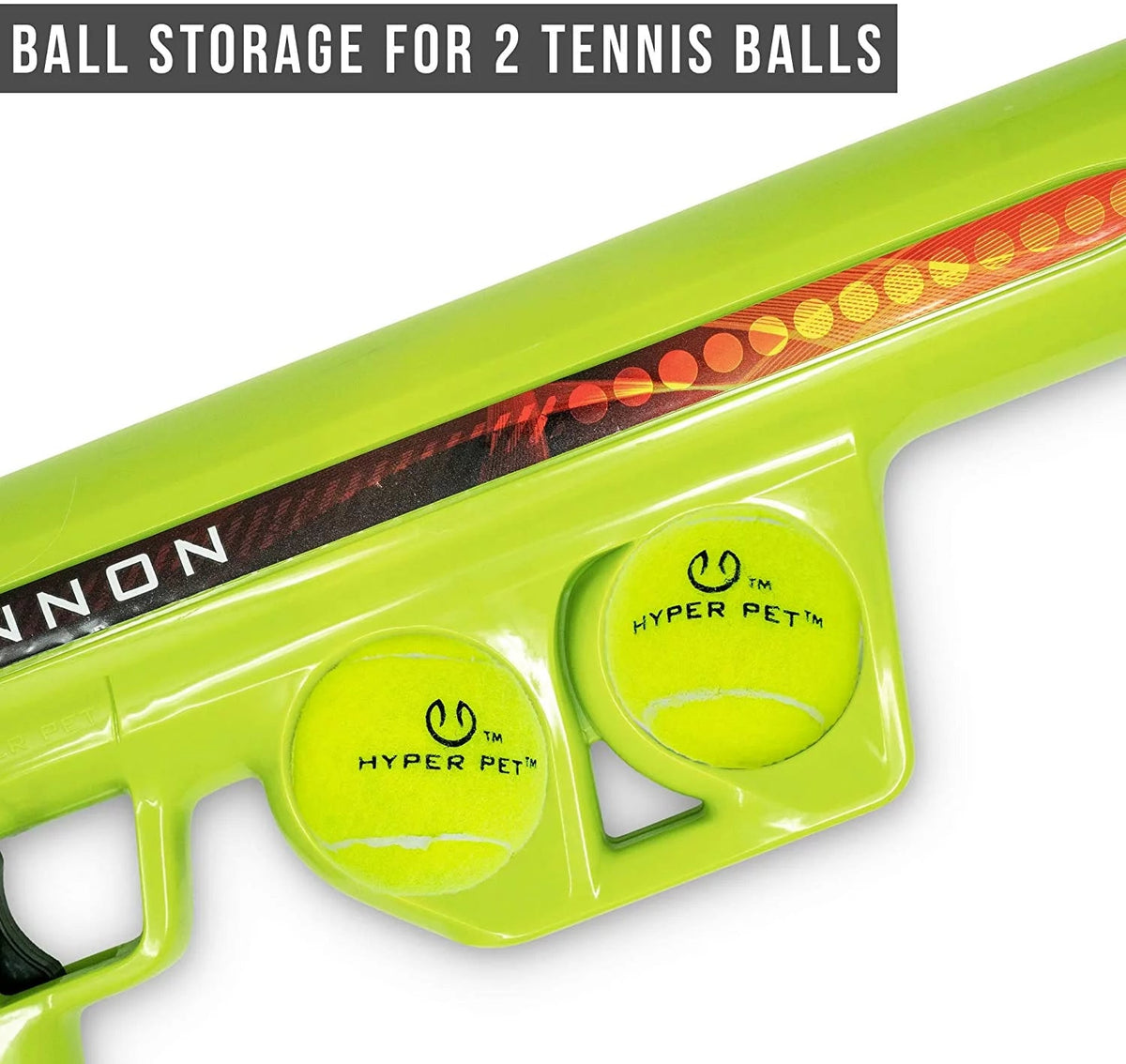 Lanzador de pelotas de tenis para perros K9 Kannon