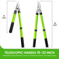 Telescoping Bypass Loppers Tree Trimmer Clipper