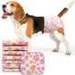 Female Dog Diapers 48 Count Disposable Leakproof Puppy Diapers XXS- Medium