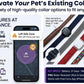 Premium Smart GPS Pet Tracker – Escape Alerts, Black or White