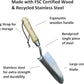 Classic Garden Tool Set - Includes Hand Trowel Transplanter Cultivator