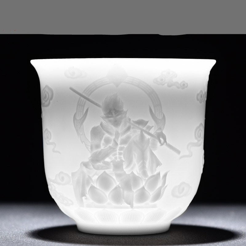 White Chinese Teacup