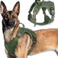 No Pull Tactical Dog Harness Molle Vest Adjustable Medium Large Dogs