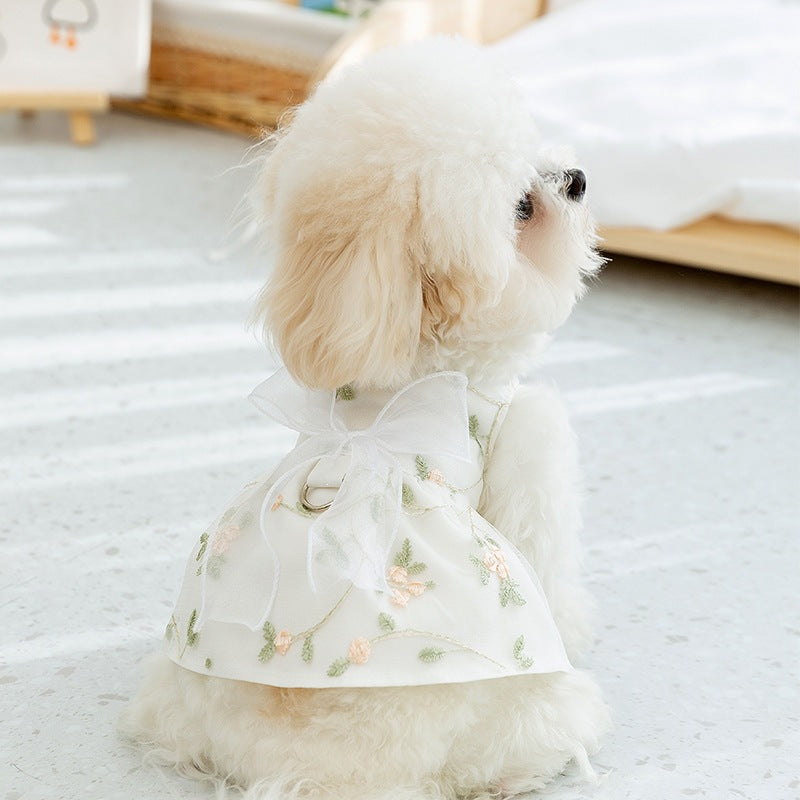 Double-layered Princess-style Skirt For Small And Medium-sized Dogs