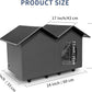Elevated Heated Cat House for Indoor & Outdoor Cats