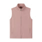 Zipper Stand Collar Double-sided Fleece Cardigan Fleece Vest